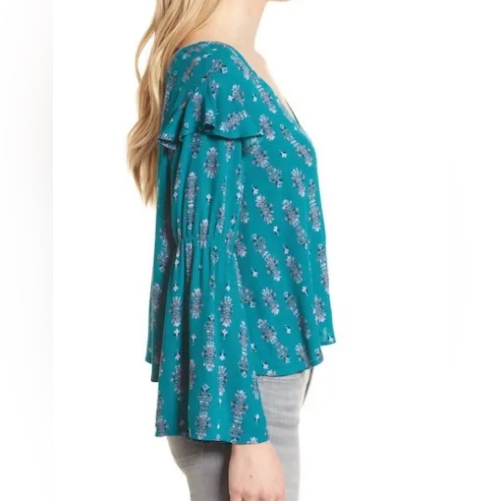 BP teal boho blouse - Picture 6 of 9